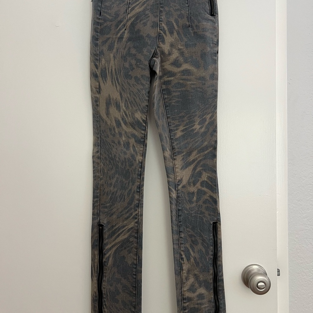 Urban Outfitters Gray and Brown Skinny Pants